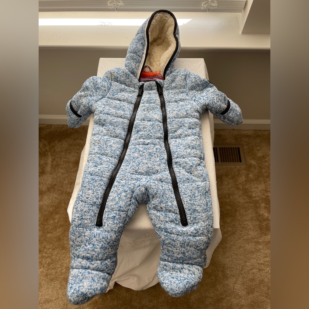 Ben Sherman Sweater Fleece Snowsuit (Baby Boys 6-9M)